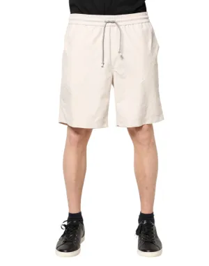 Off White Logo Men Bermuda Sweatshorts Shorts