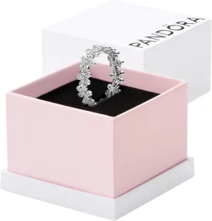 Pandora Daisy Flower Ring - Ring for Women - Gift for Her - Cubic Zirconia - With Gift Box