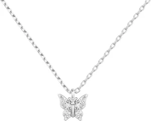 PAVOI 14K Gold Plated Dainty Cubic Zirconia Pendant Necklace for Women | Dot, Elephant, Butterfly, Pineapple, Lock, Knot, Palm Tree, Bow, Smiley Pendant | Layering Chain Necklaces