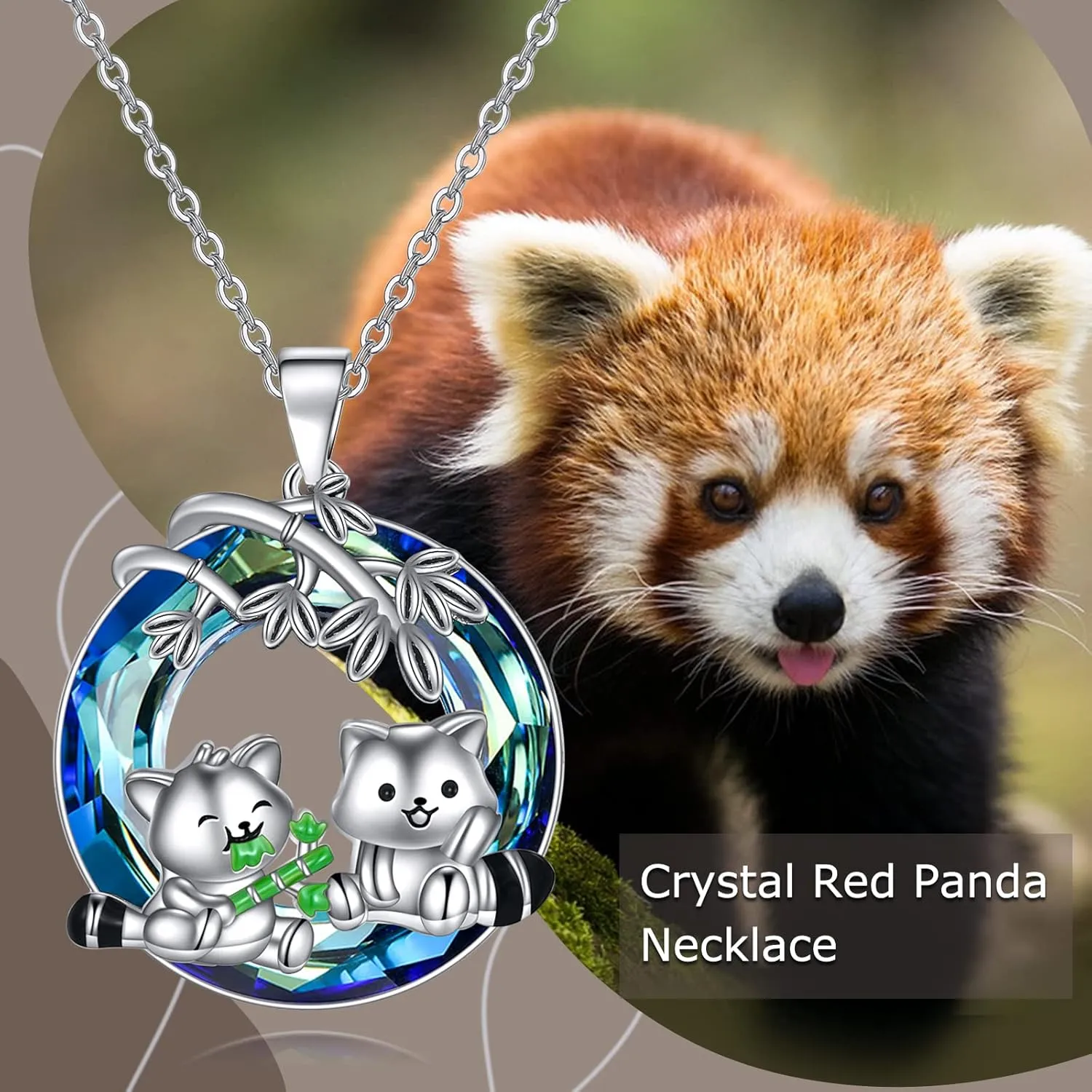 Penguins/Sloths/Pandas/Owls/Red Panda/Giraffe/Cats/Llamas/Dinosaur/Bear/MonkeyPig/Easter Bunny Necklaces Penguin Gifts 925 Sterling Silver Hugging Penguins Cute Animal Jewelry for Women Sister