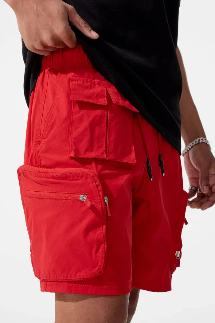 Retro - Altitude Cargo Shorts (Red)