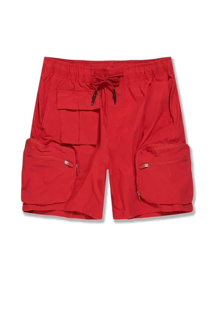 Retro - Altitude Cargo Shorts (Red)