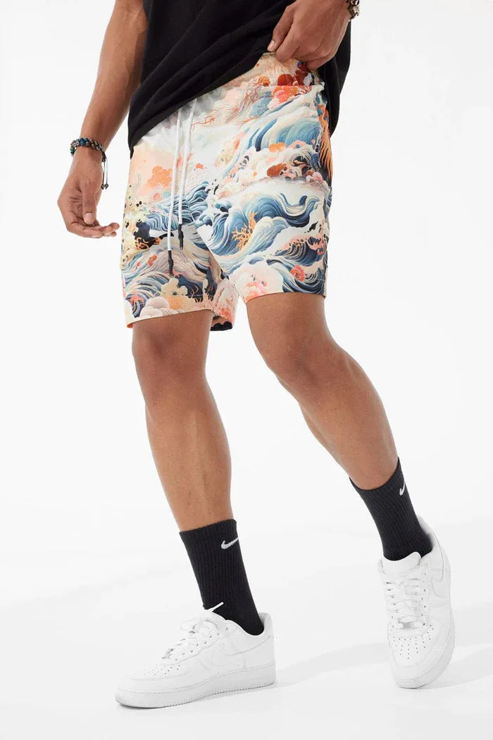 Retro - Ibiza Lounge Shorts - Coral