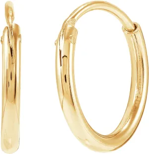 Silpada 'Endless Cycle' Hoop Earrings in Sterling Silver