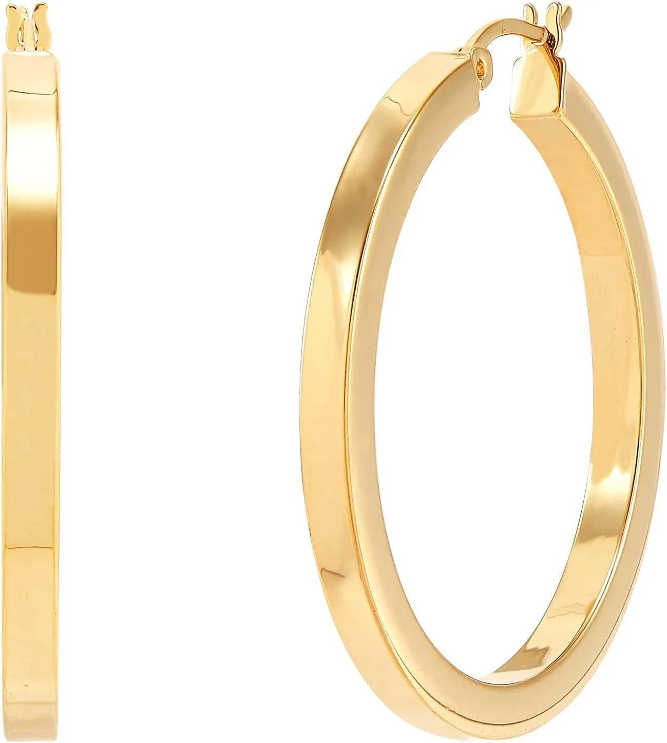 Silpada 'Rise and Shine' Tube Hoop Earrings