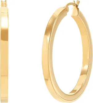 Silpada 'Rise and Shine' Tube Hoop Earrings