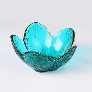 Small Jewelry Dish Tray for Women, Glass Jewelry Tray Trinket Dish, Flower Ring Dish Engagement Gift, Crystal Ring Holder Dish, Vanity Jewelry Plate Dish, Jewelry Bowl for Rings, Earrings
