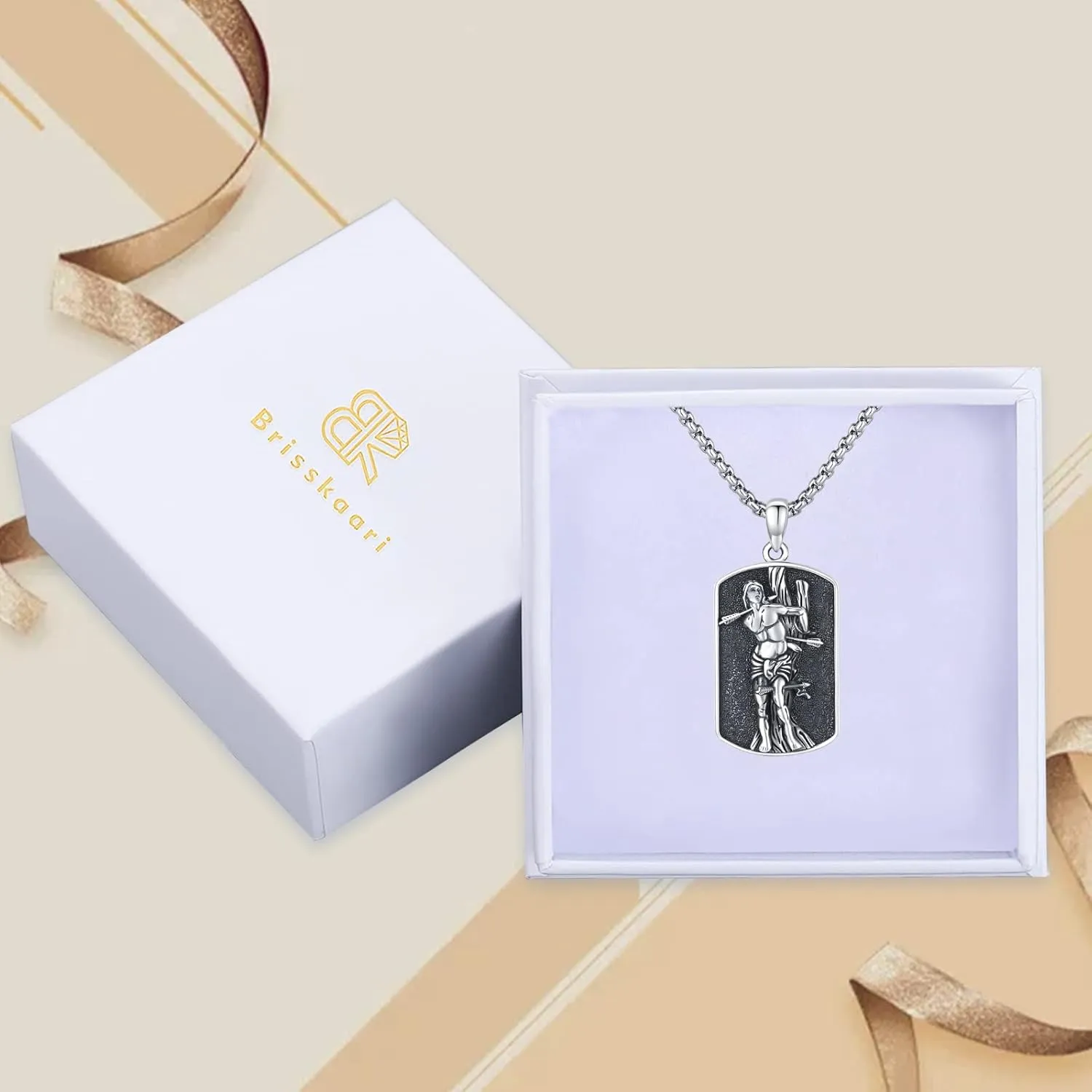 St Michael/St Christoper/St Sebastian/Guadalupe/Guardian Angel/Santa Muerte/Jude/Joseph Pendant Necklace for Men Women 925 Sterling Silver Catholic Religious Protector Amulets Necklaces