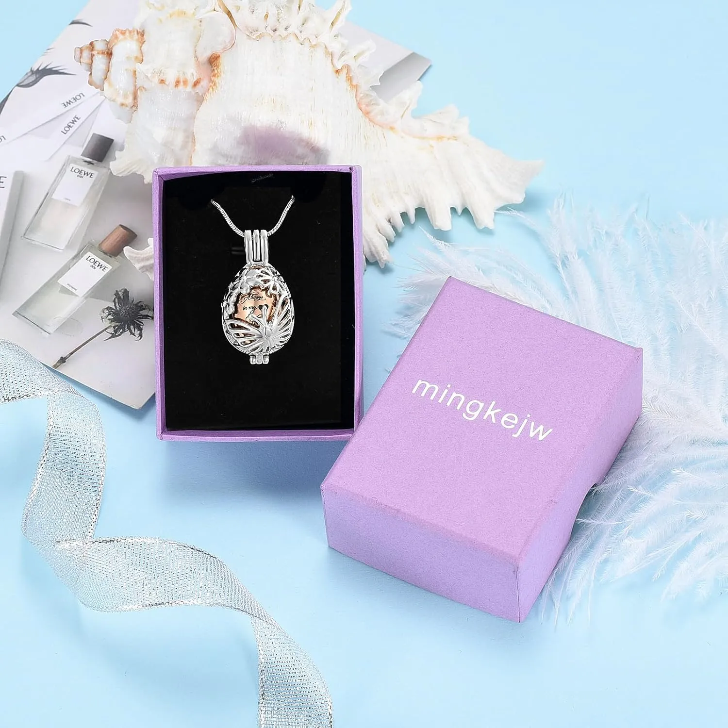 Teardrop Butterfly Urn Necklace for Ashes Cremation Jewelry for Women Men Stainless Steel Hollow Jar Memorial Necklaces Ash Holder for Human Pets Keepsake Jewelry for Loved Ones with Fill Tool