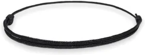 Thick Black Cord Bracelet for Men Women Teen Unisex Adult - Waterproof Nylon Surfer String Friendship Bracelets Summer Beach Accessories