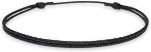 Thin Black Cord Bracelet for Men Women Teen Unisex Adult - Waterproof Nylon Surfer String Friendship Bracelets Summer Beach Accessories