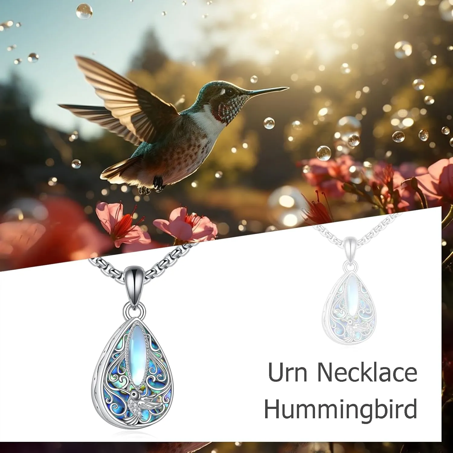 Tree of Life Urn Necklaces for Ashes 925 Sterling Silver Tree of Life Crystal Cremation Jewelry for Ashes Memory Jewelry for Women Men