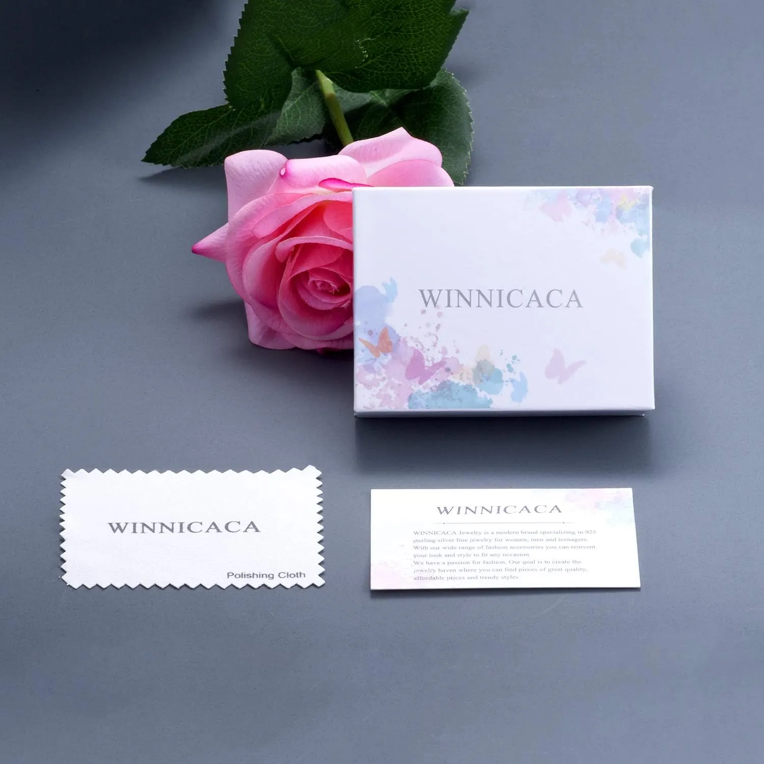 WINNICACA Compass Necklace for Women Sterling Silver Compass Pendant Jewelry with Crystal Graduation Gift for Women Compass Gifts for Teen Girls