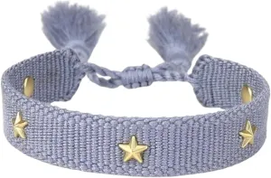 Woven Friendship Bracelet for Women with Tiny Stars Summer Stacking Jewelry Bracelets Sis Gifts with for You 07 Blue
