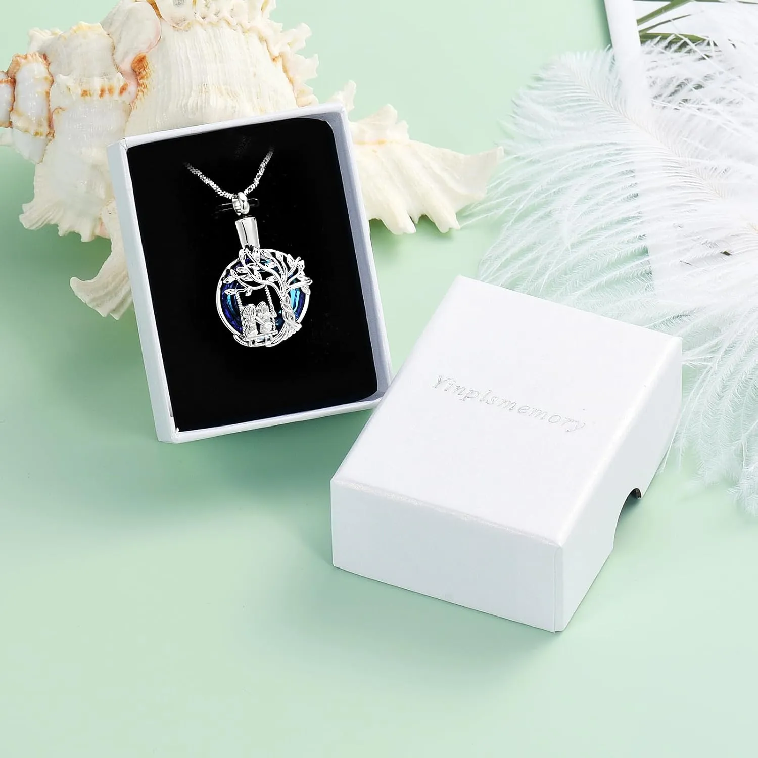 Yinplsmemory Cremation Jewelry for Ashes for Sister Tree of Life Urn Necklace for Ashes for Women Ashes Keepsake Jewelry